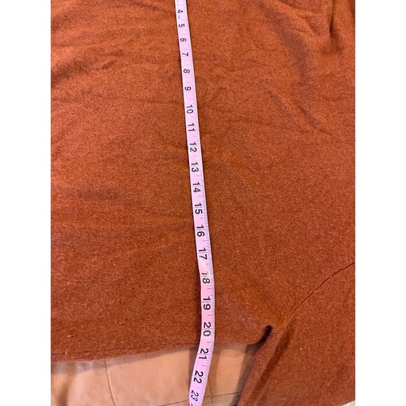 Naadam Rust Cashmere Pullover Sweater Womens M Medium Soft Cozy - Picture 6 of 8